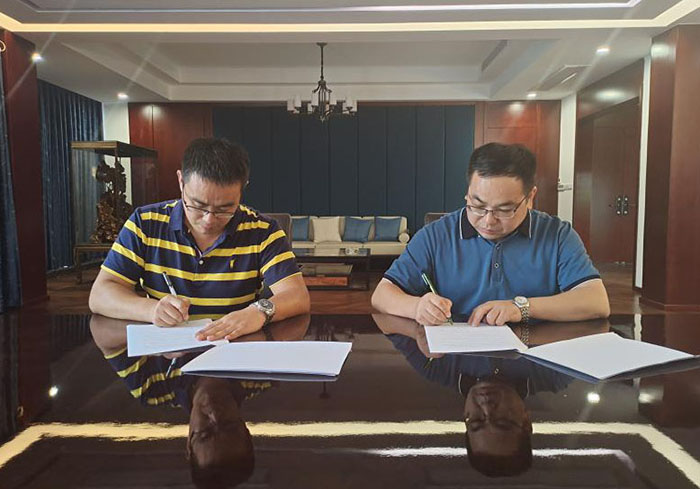 公司與杭州電子科技大學富陽研究院簽訂產學合作研合同